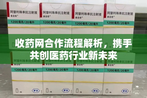 湛江收药网合作流程解析，携手共创医药行业新未来