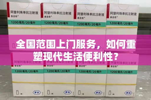 湛江全国范围上门服务，如何重塑现代生活便利性？